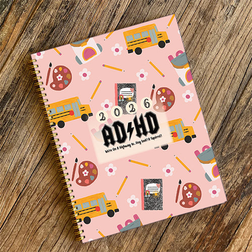 2026 Back to School, Hard Cover Neurospicy Planner