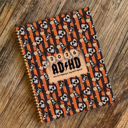 2026 Skull and Poison, Hard Cover Neurospicy Planner