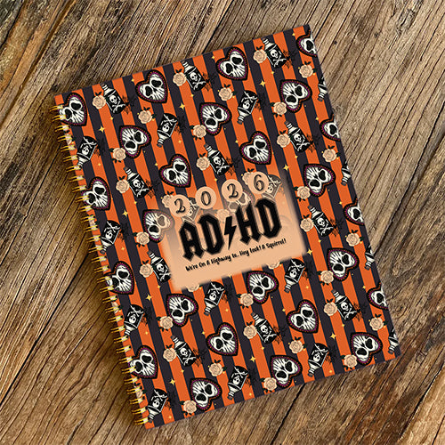 2026 Skull and Poison, Hard Cover Neurospicy Planner